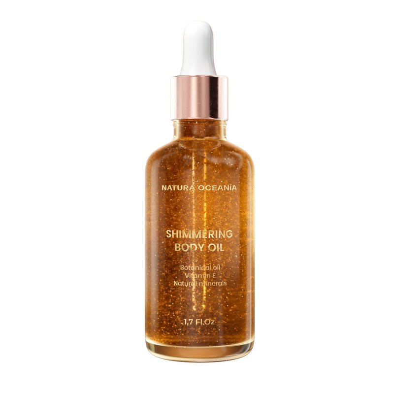 Argan Oil with Shimmer - Silky, Lightweight Body & Hair Oil | Premium Sweet Floral Fragrance