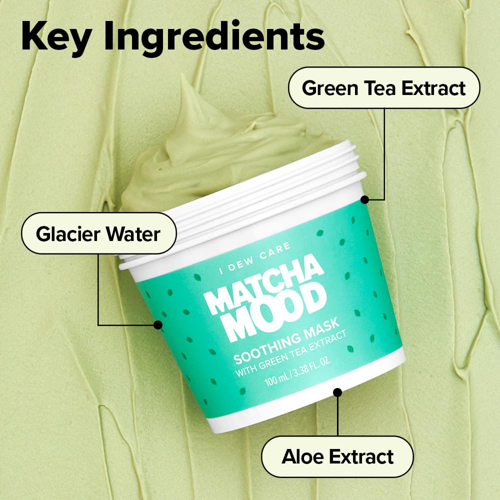 I DEW CARE Mini Scoops Wash Off Face Mask Skin Care Trio + Soft Silicone Face Mask Brush Bundle
