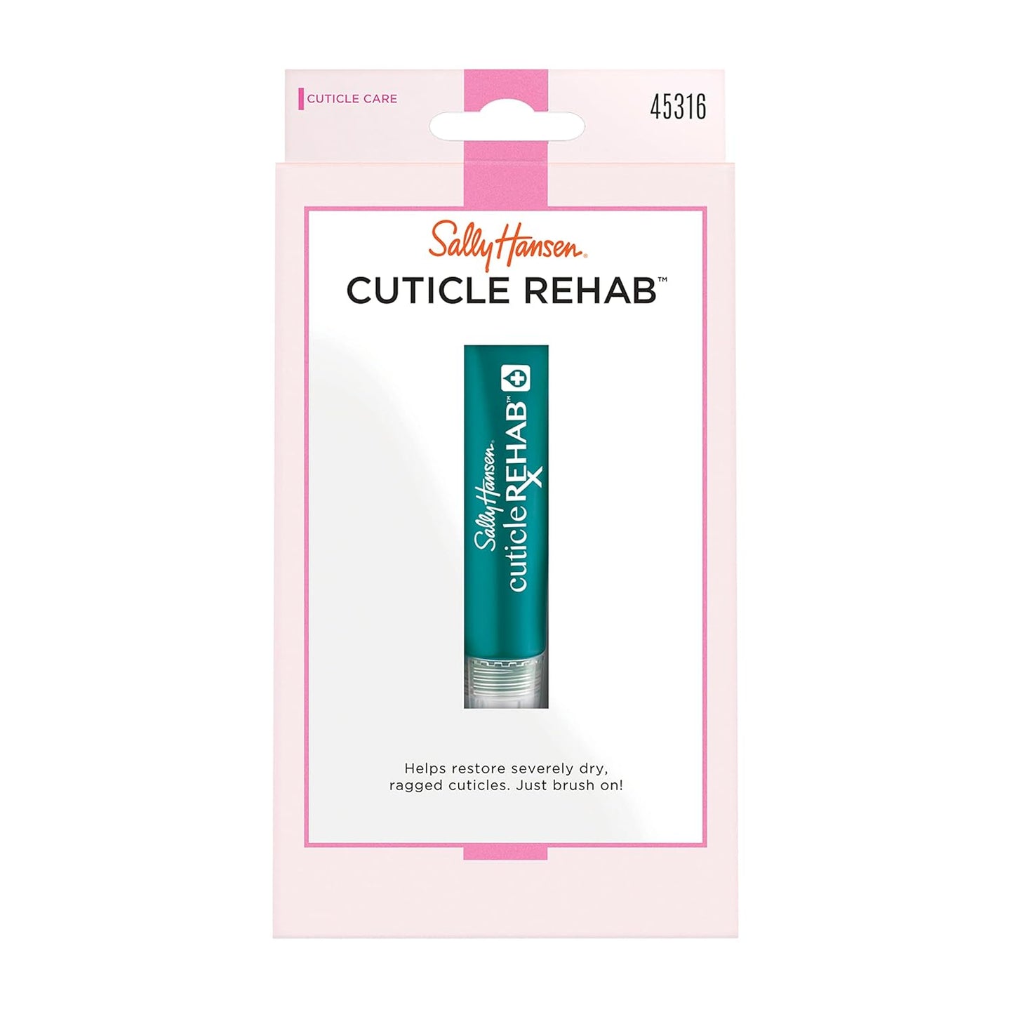 Sally Hansen Cuticle Rehab Nail Treatment - Moisturizing Formula with Jasmine, Rose & Vitamin E | Hydrates & Strengthens Nails