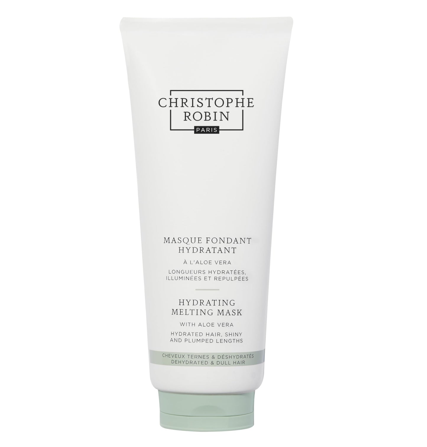 Christophe Robin Hydrating Melting Mask with Aloe Vera for Dry, Dull Hair - Lighweight - 6.7 oz