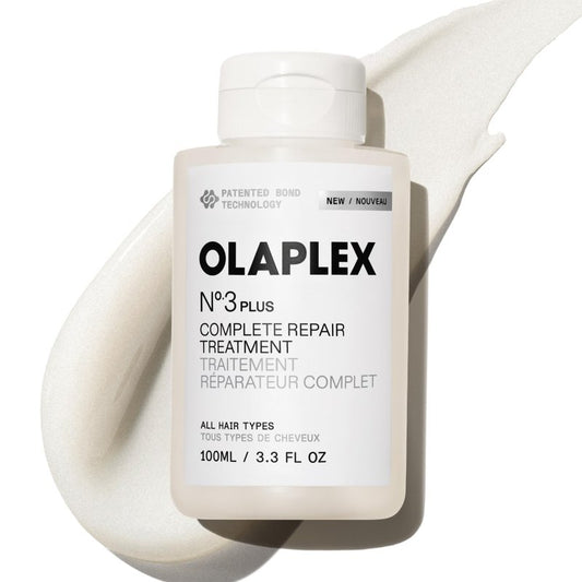 Olaplex N°.3PLUS Complete Repair Treatment: 3-minute Pre-shampoo Treatment to Immediately Repair Hair Damage for Softer, Stronger Hair | For Coily, Curly, Straight, and Wavy, 100 mL / 3.3 Fl Oz