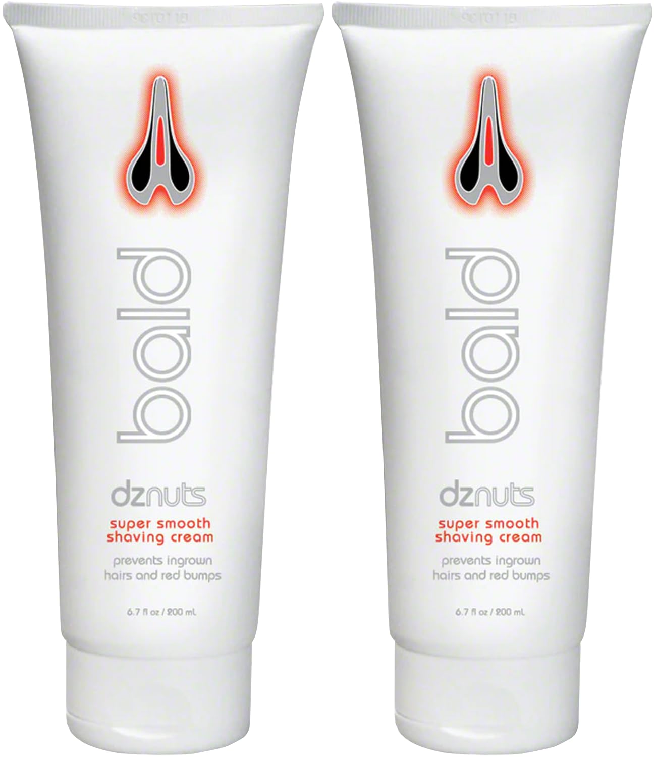 Bald Super Smooth Shaving Cream - Prevent Razor Burns & Ingrown Hairs | 6.7 fl. oz, 2 Pack