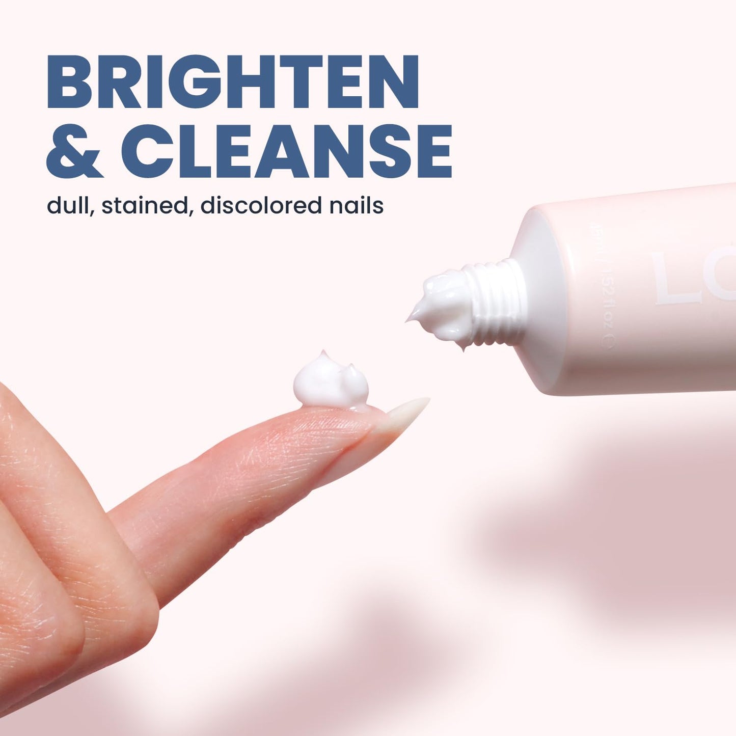 LONDONTOWN Mani Bright Nail Scrub - Brightening Nail Whitener for Hands & Feet to Combat Stains Discoloration Yellow Dullness, 1.5fl oz
