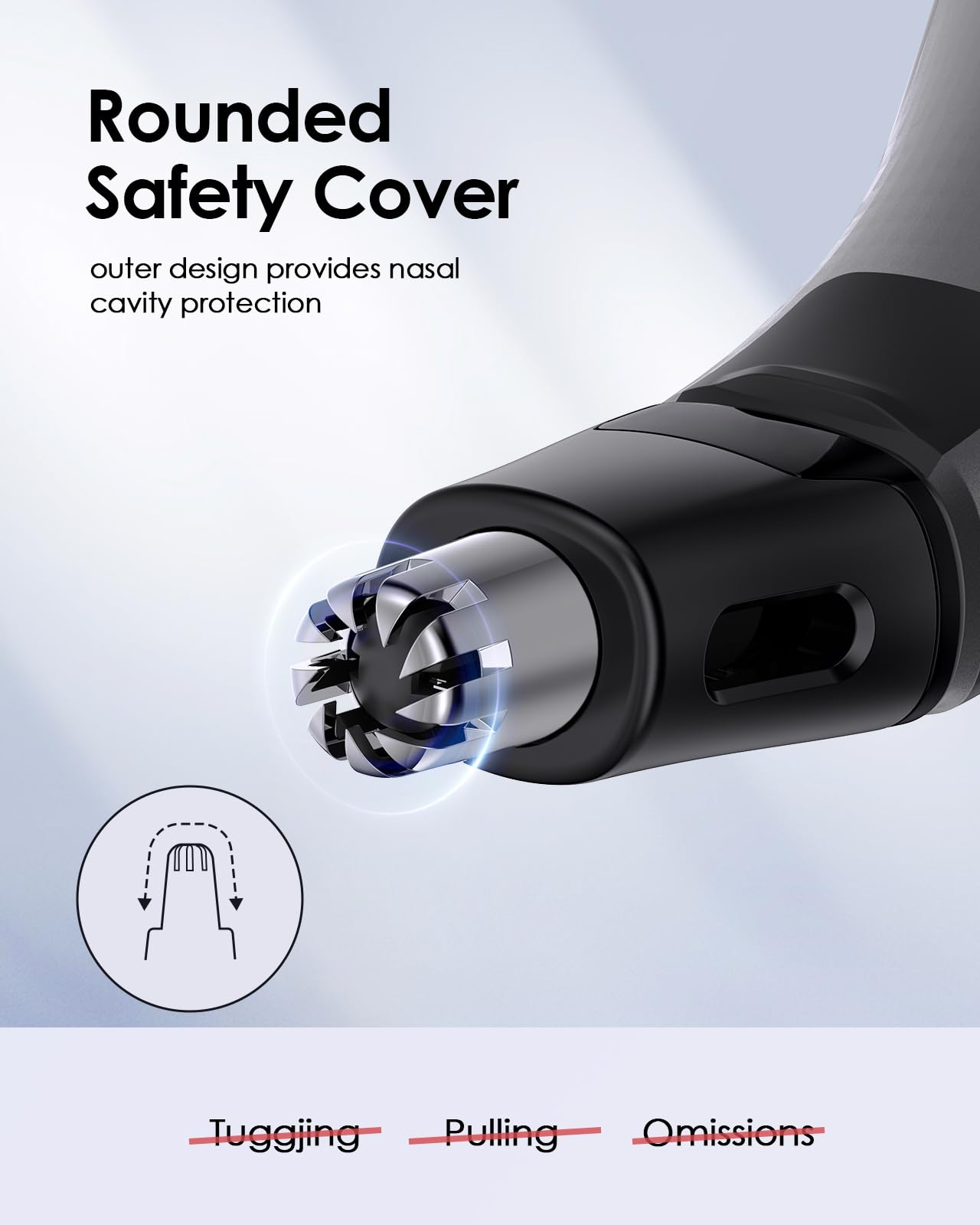 Upgraded Nose Hair Trimmer Replacement Heads for O Blade - Compatible with Oblade QP2834 QP2724 QP2520/30, QP2620/30, and Pro Series - Quick & Effortless Trimming, Painless Hair Removal