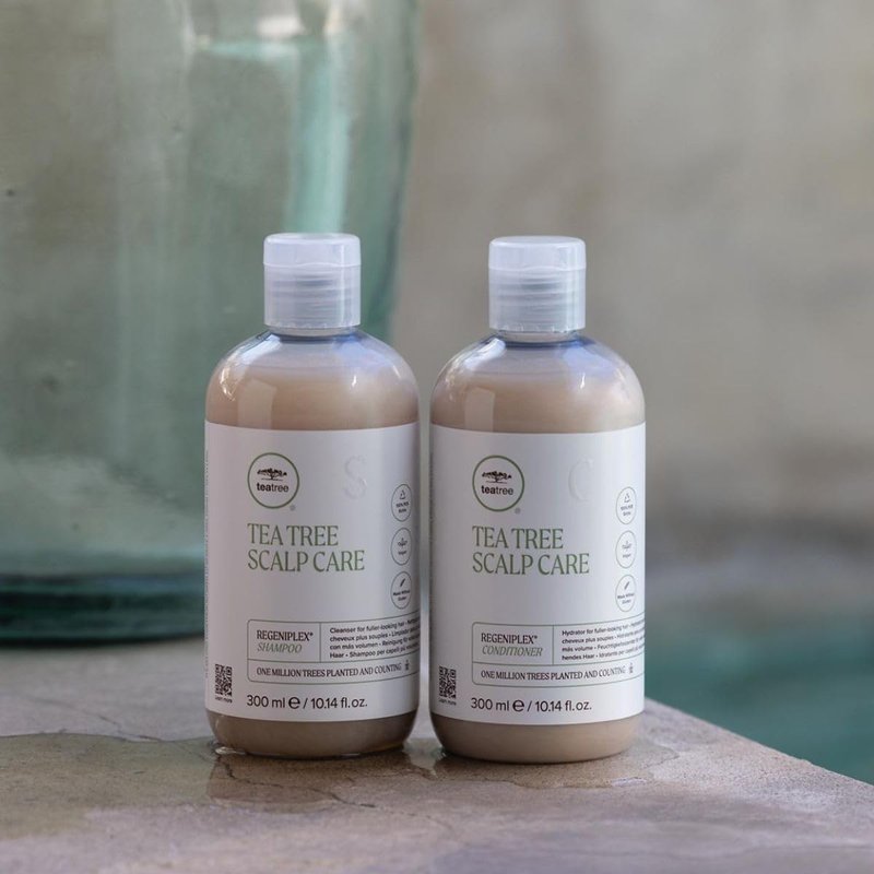 Tea Tree Scalp Care Regeniplex Shampoo, Thickens + Strengthens, For Thinning Hair, 10.14 fl. oz.
