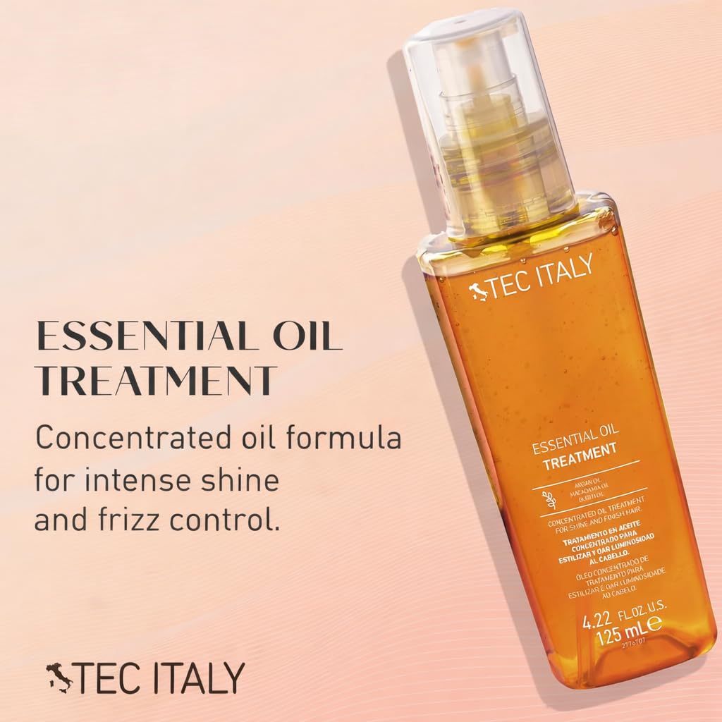 Essential Oil Hair Treatment - Lightweight Nourishing Hair Oil for All Hair Types | Smooths, Hydrates, Adds Shine - 4.22 fl oz