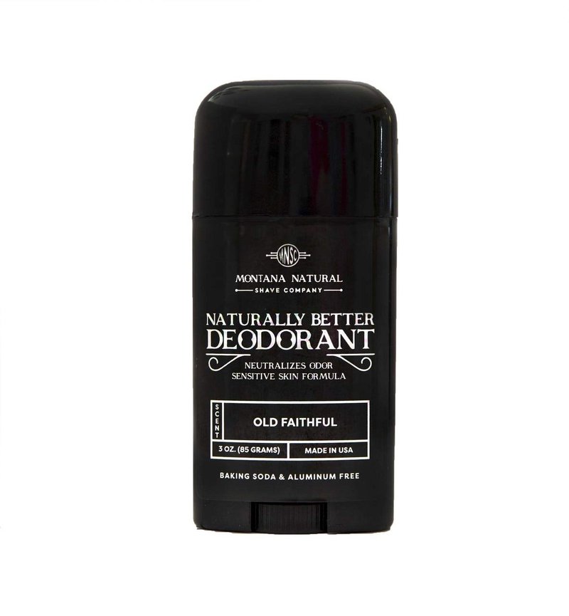 Old Faithful Deodorant - Magnesium & Activated Charcoal for Sensitive Skin - Aluminum-Free, All-Natural | Made in USA (Pack of 2)