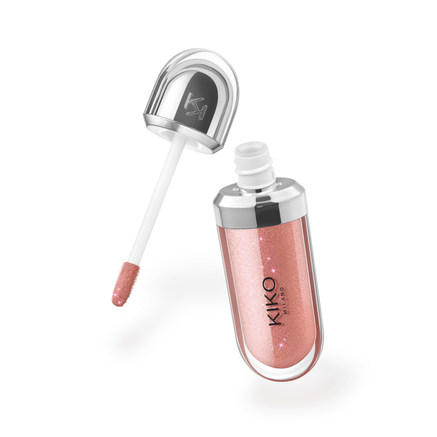Kiko Milano 3D Hydra Lip Gloss – High Shine, Hydrating, Plumping, Non-Sticky, Moisturizing Lip Makeup – 20 Chestnut – 6.5ml