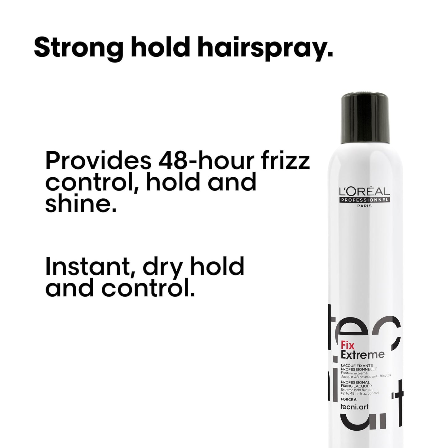 L'Oréal Professionnel Paris Fix Extreme Hairspray – Strong Hold