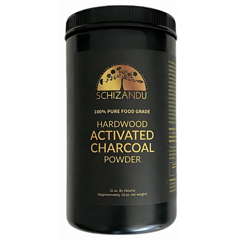 Schizandu Activated Hardwood Charcoal Powder | Supports Skin, Body, Oral Health, Teeth Whitening