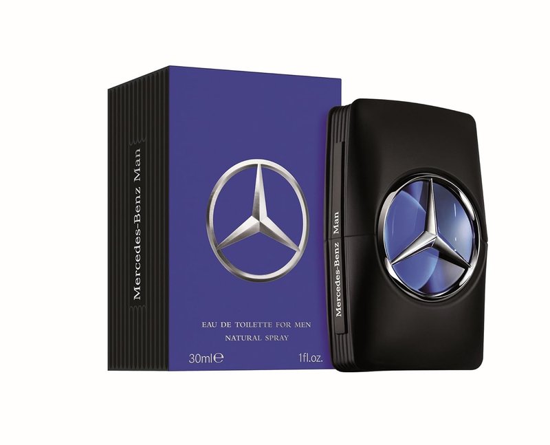 Mercedes Benz Eau de Toilette for Men - Aromatic Woody Fruity Fragrance with Cedar & Oakmoss - 1 oz