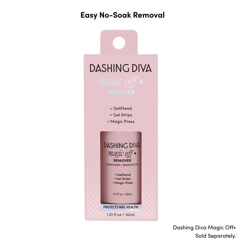 Dashing Diva GelXtend Nail Tips, 2 Pack - Clear, Medium Length, Round - Acrylic Nails with LED Glue - Lasts Up to 14 Days - False Nails - No-Soak, Easy Removal