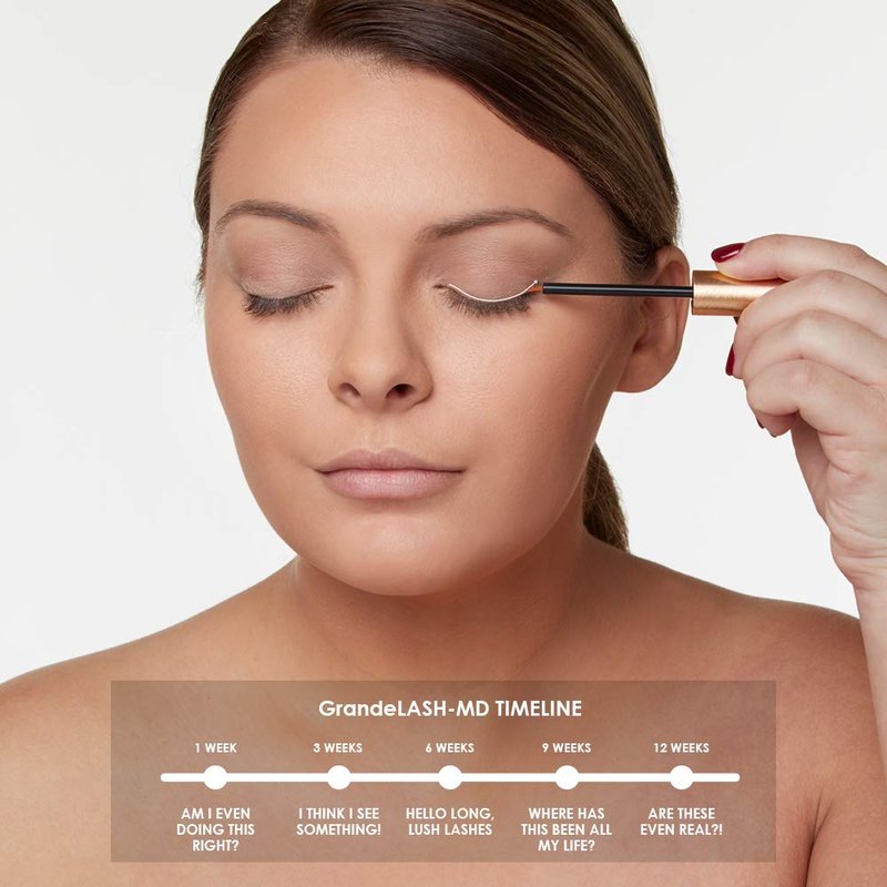 Grande Cosmetics GrandeLASH-MD Lash Enhancing Serum - Longer, Thicker Eyelashes | Cruelty-Free Formula