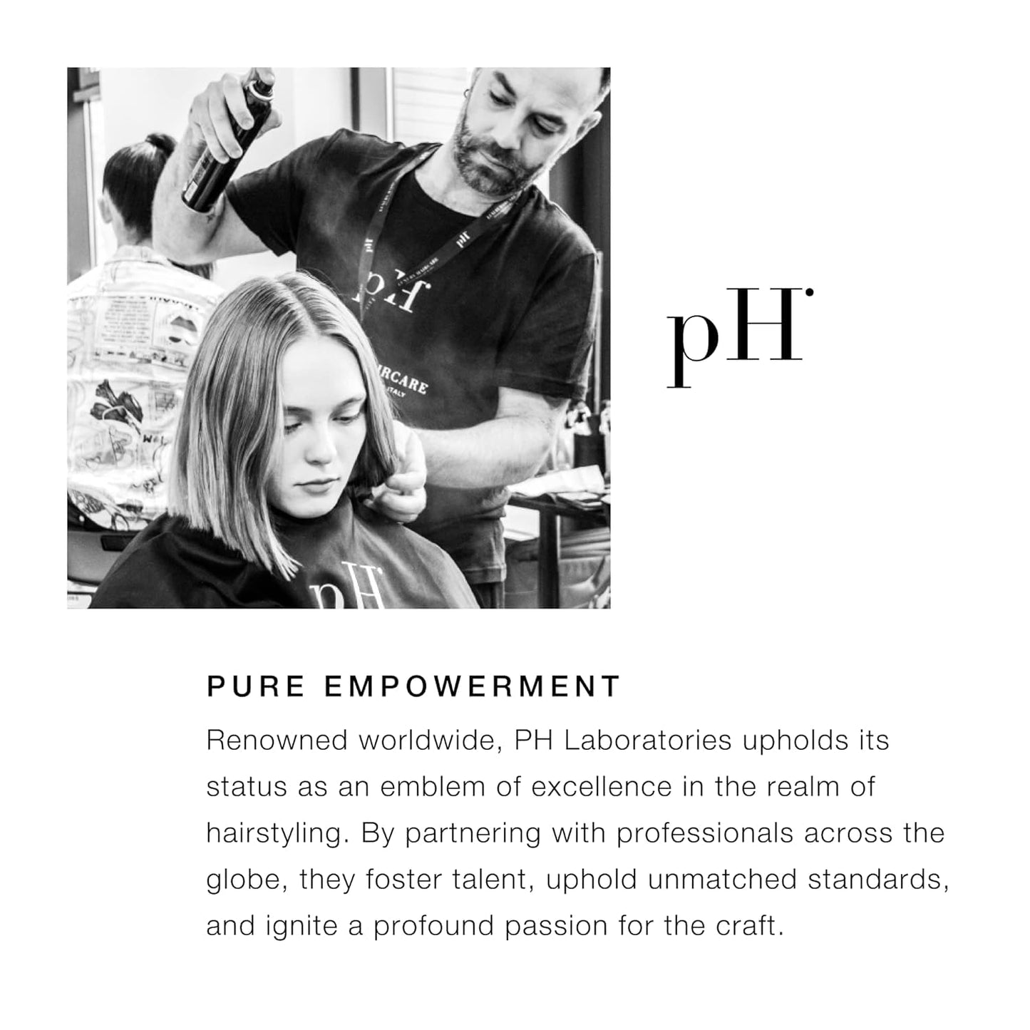 Ph Labs Pure Repair Shampoo - Moisturizing Shampoo For Dry Hair With Hyaluronic Acid - Refresh And Cleanse Bleached Colored Hair - 1000 ml