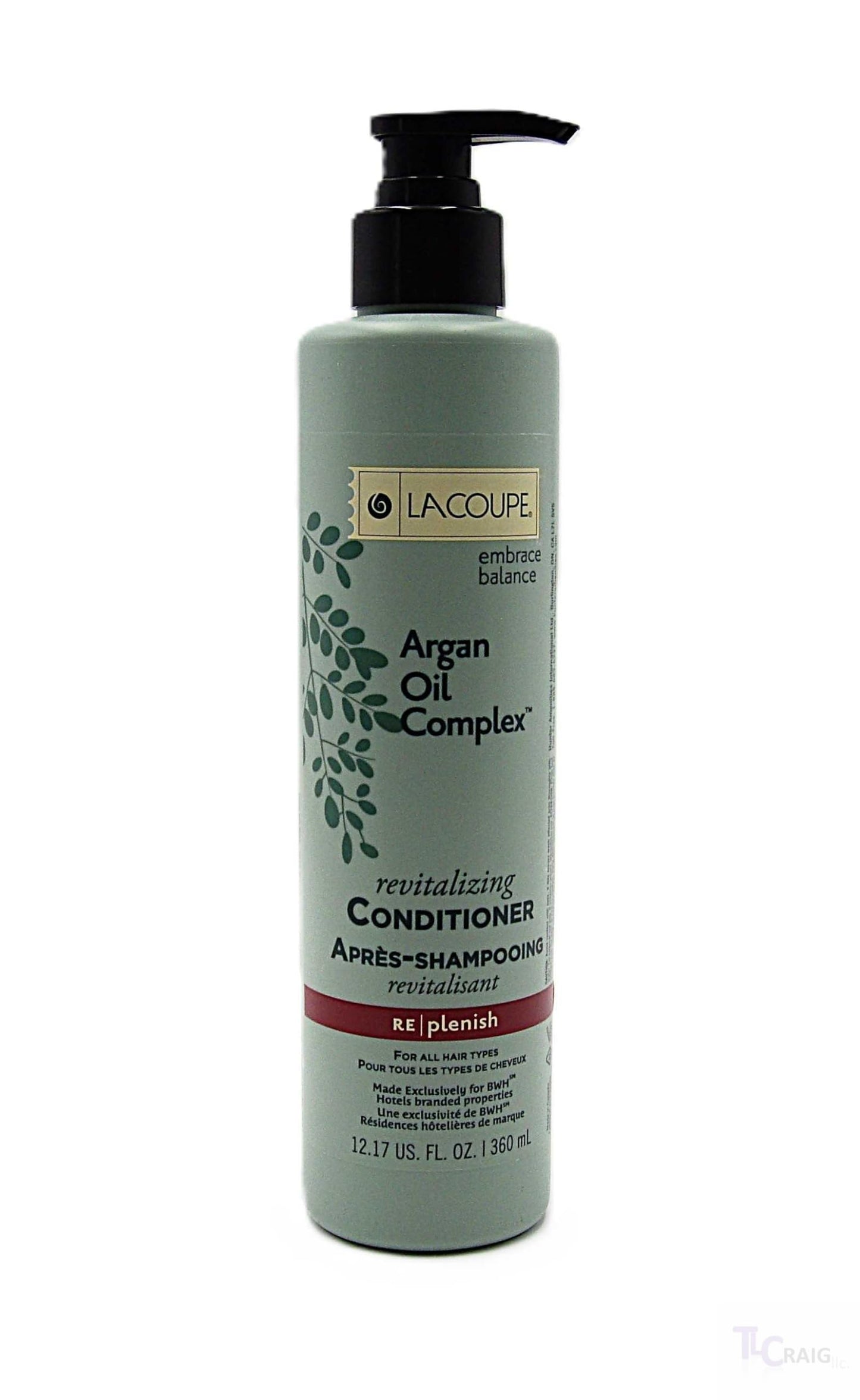 LACOUPE Embrace Balance Argan Oil Complex Revitalizing Conditioner Pump