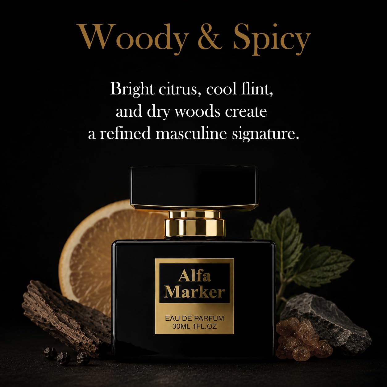 Pheromone Perfume Spray for Men - Long-Lasting Woody Spicy Eau de Parfum | Bold Signature Cologne Gift