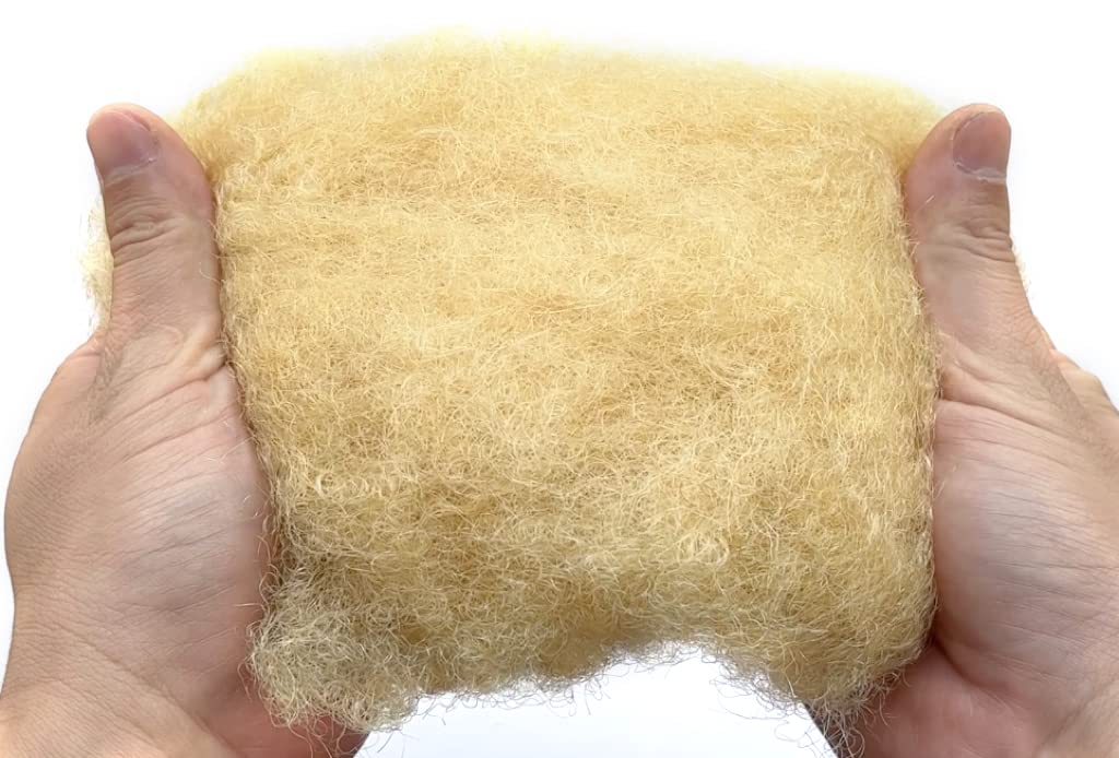 JIFFYLOCS Afro Kinky Bulk 100 ％ Human Hair for Dreadlock Extensions,8-16 Inch 60g 2 Bundles/Package #613,Making Dreadlocks Twist or Braids Repair Extensions