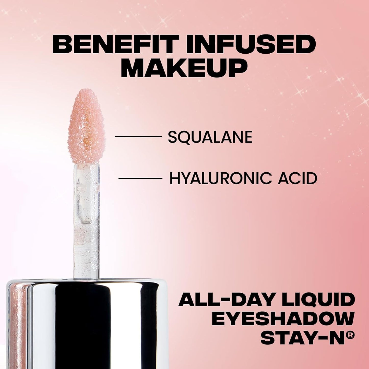 Sacheu Liquid Eyeshadow STAY-N Longwear Eye Makeup — Buildable Highly Pigmented & Blendable Eye Shadow Cream in Matte & Shimmer Finishes, Candy Dipp’d