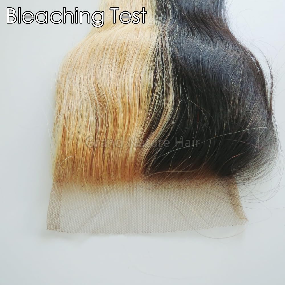 5x5 HD Lace Closure - Virgin Human Hair Body Wave, Pre-Plucked Natural Hairline, Bleachable Knots
