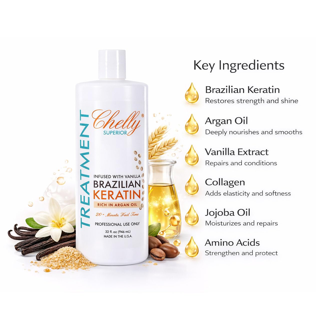 Brazilian Keratin Treatment (Vanilla)