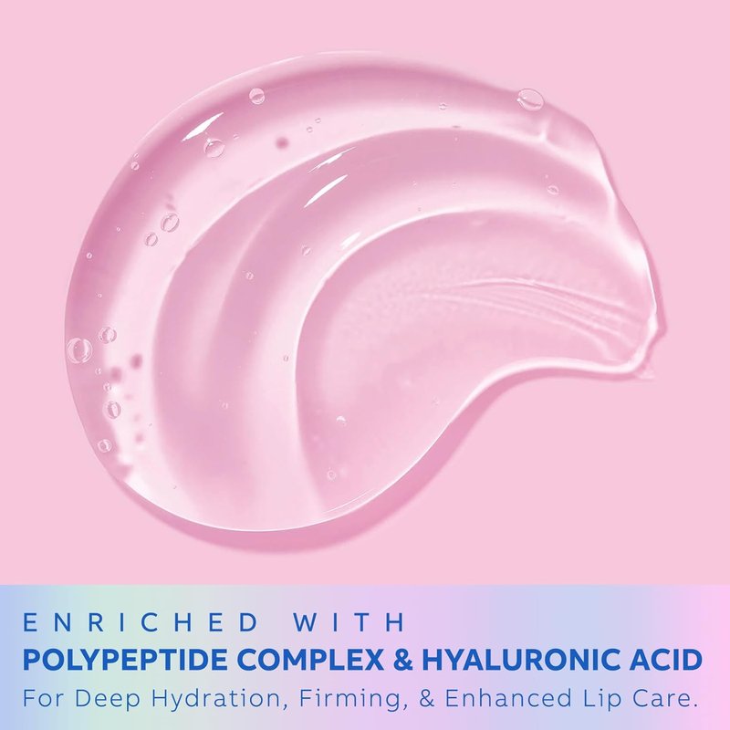 Peptide Lip Treatment Butter Balm - Mini Plumping Gloss Set with Hyaluronic Acid | Overnight Hydrating Balm for Glowy Skin