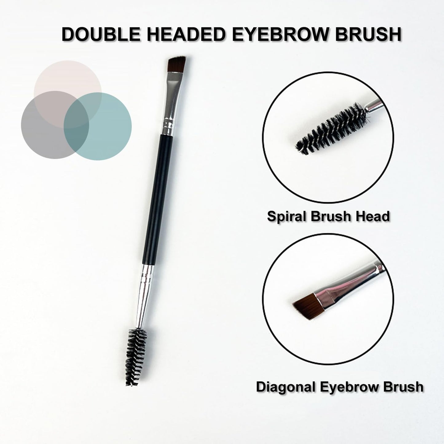 Eyebrow Razor, Hysotok Eyebrow Trimmer Kit with Stainless Steel Eyebrow Scissors Eyebrow Tweezers and Dual Angled Eyebrow Brush for Precise Eyebrow Grooming for Women