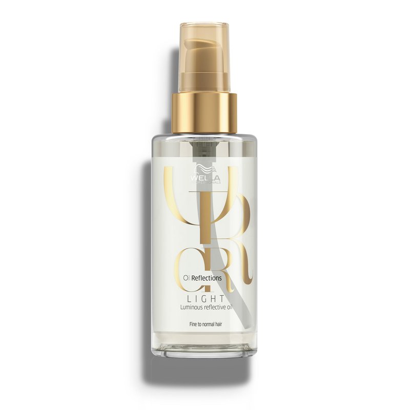 Wella Professionals Oil Reflections Lightweight | for Fine to Medium Hair | Adds Instant Smoothness & Shine | With Camellia Seed Oil | 3.38 Fl Oz