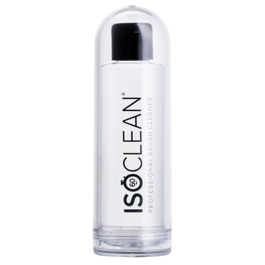 ISOCLEAN Makeup Brush Cleaner – Gentle Daily Use Solution, Reduces Product Buildup, Improves Application, Easy Clean Brush Cleaning Solution & Sponge Cleaner - Easy Pour with Dip Tray, 9 fl oz