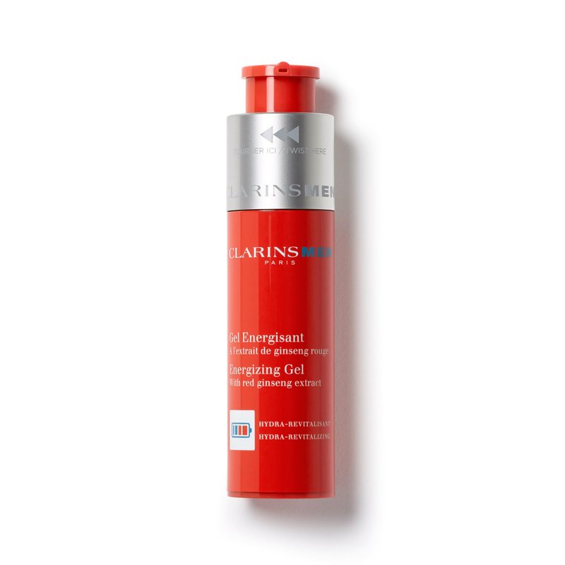 CLARINSMEN Energizing Gel | Cool, Mattifying Gel Moisturizer For Men| Energizes Skin and Locks In Moisture | Mattifies and De-Shines | Invisible, Non-Sticky Texture | All Skin Types | 1.7 Ounces