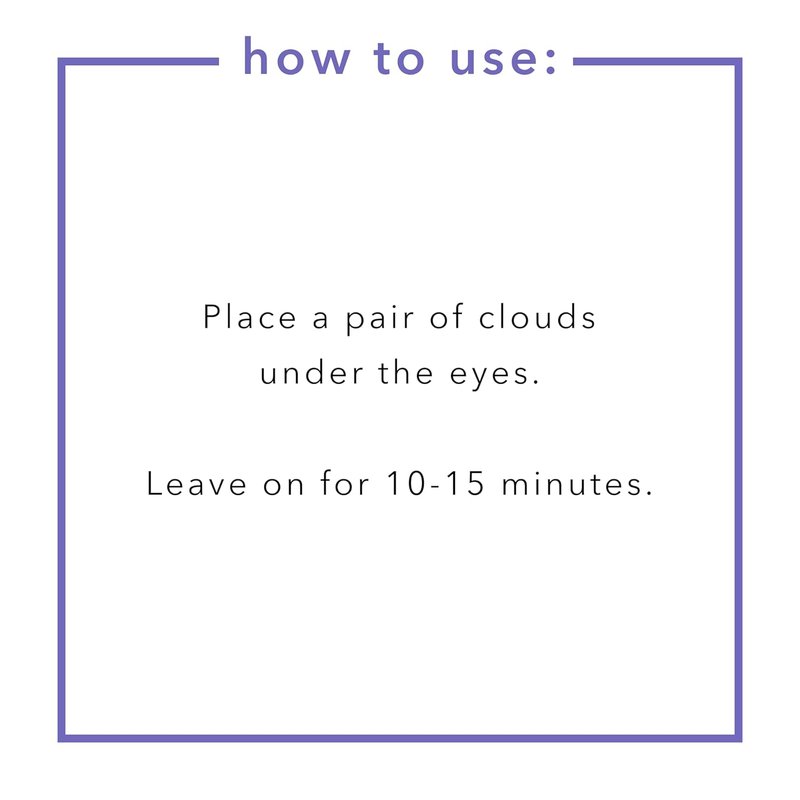 Florence by Mills Floating Under Eye Depuffing Gel Pads - Hydrating & Vegan | 30 Pairs/60 Count