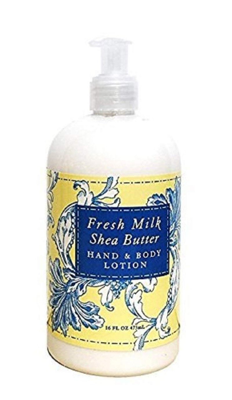 Greenwich Bay Body Care Spa Quartet - Hand Soap, Lotion, Body Butter, and Soap Bar Square - Luxurious Shea Butter Skin Care in Captivating Botanical Scents (Passion Flower & Olive Oil)