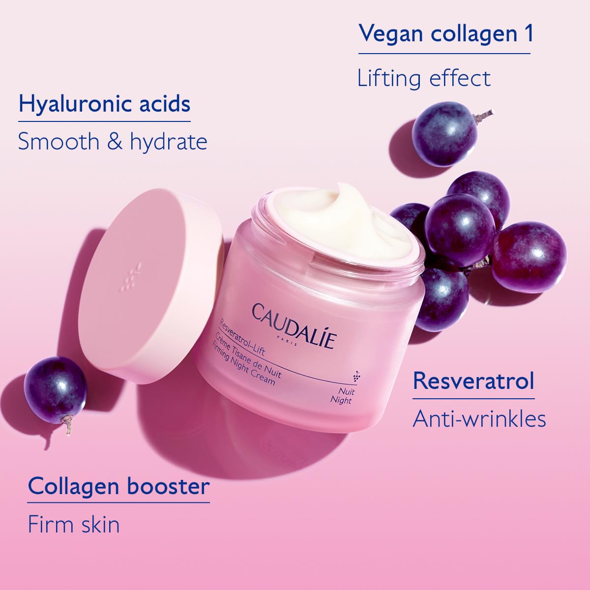Caudalie Resveratrol-Lift Retinol Alternative Firming Night Cream - 50 mL