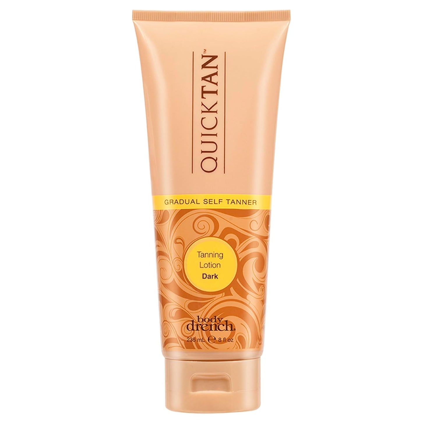 Quick Tan Self Tanner Body Lotion - Natural-Looking Sunless Tanning for Women | Dark, 8 fl oz