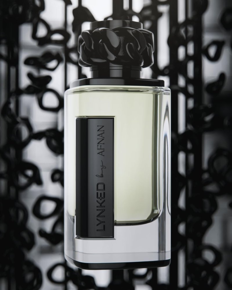 Afnan Lynked Freedom Eau De Parfum for Men - 3.4 Fl. Oz | Black Fragrance