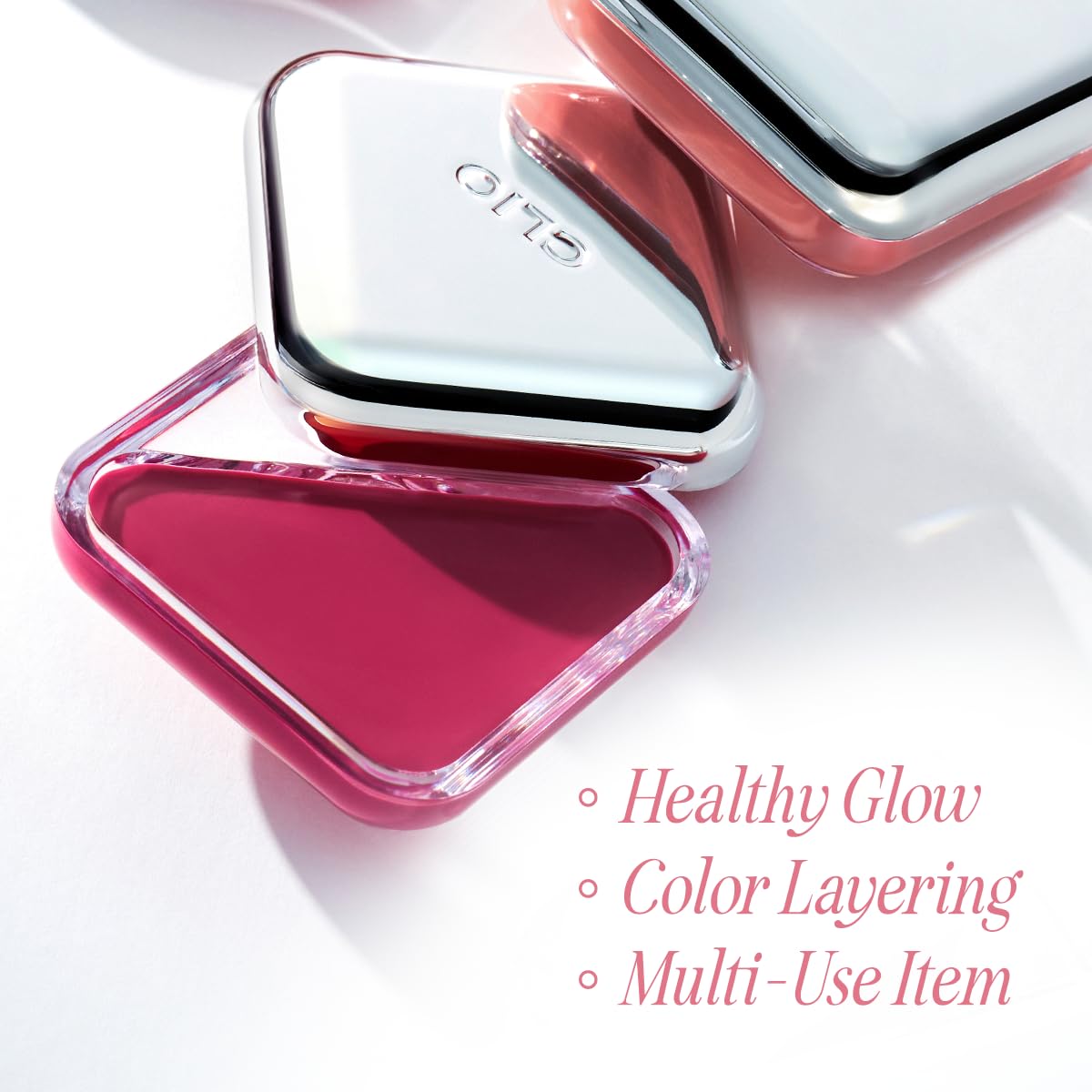 CLIO Essential Lip & Cheek Tap, Pocket Blush, Creamy & Buildable Color, Contour & Highlight Face, Dewy & Natural Glow Finish, Non-Greasy, Travel-Sized, Safe for Sensitive Skin (04 FROM BERRY)