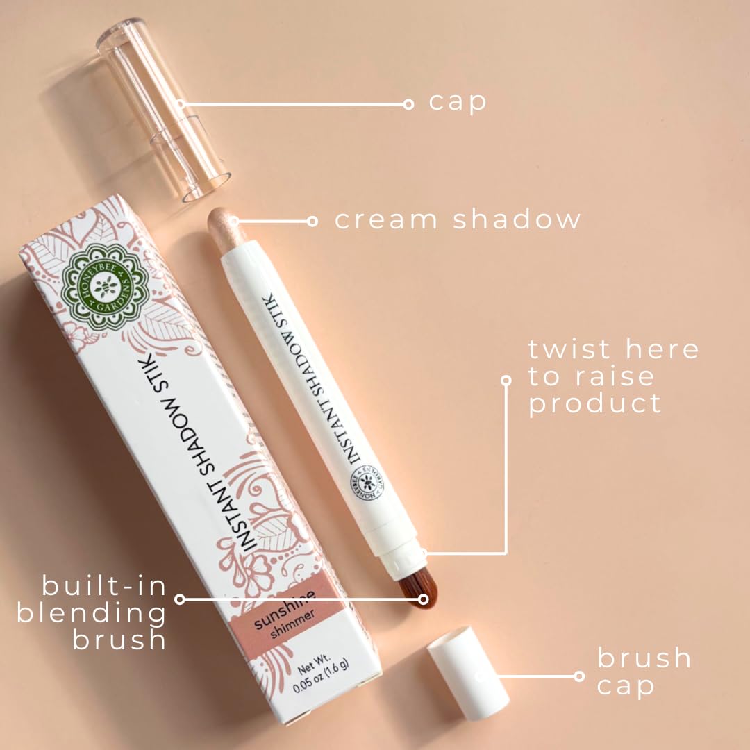 Honeybee Gardens Instant Shadow Stik, Dusty Rose (Matte)