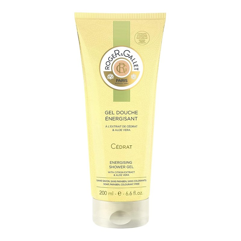 Roger & Gallet Body Wash - Citron Scented Shower Gel for Women | 6.6 Oz Tube