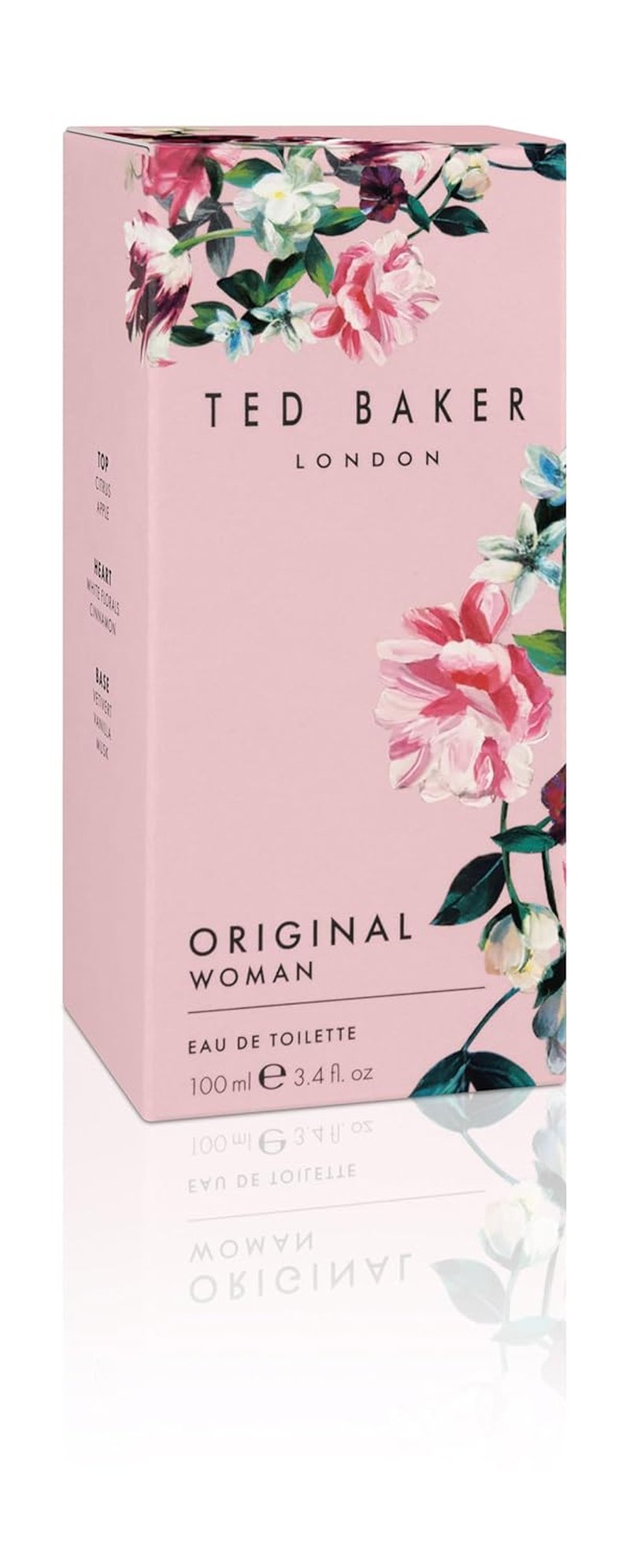 Ted Baker Pink EDT | Floral Green Women's Fragrance with Peach, Bergamot & Musk | 3.38 fl oz