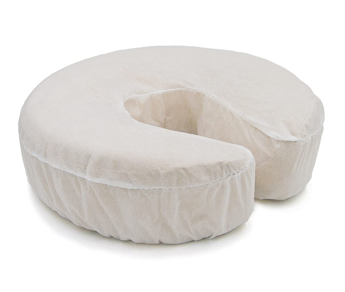 LIFESOFT Disposable Fitted Face Cradle Covers Silky Massage Headrest Covers Pack of 50