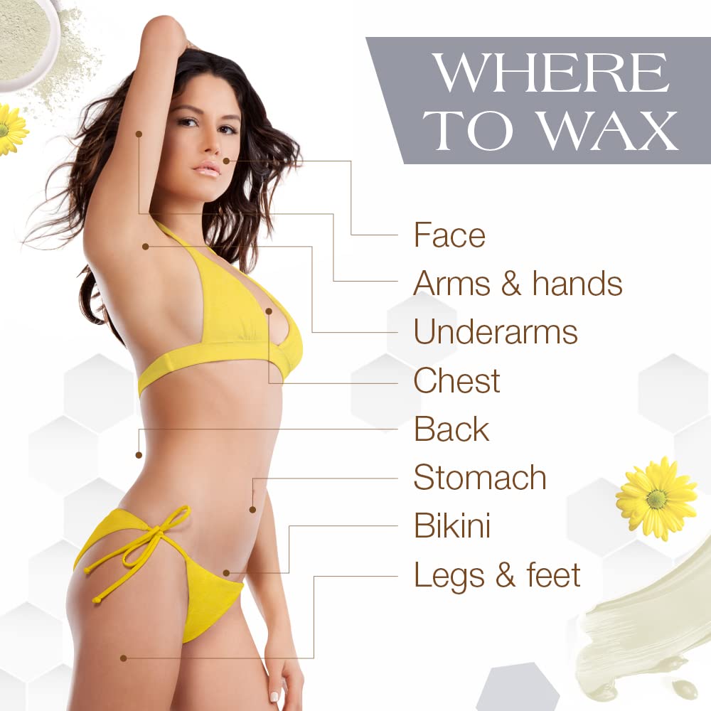 Gigi Solution - Gigi Small & Large Muslin Strips and Satin Smooth Zinc Oxide Hair Removal Wax