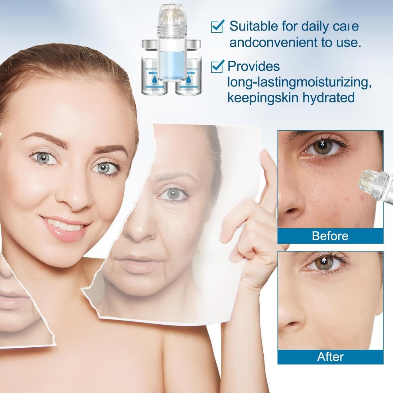 Micro Infusion System for Face,Micro Facial Serum For Many Skin Types 7pcs