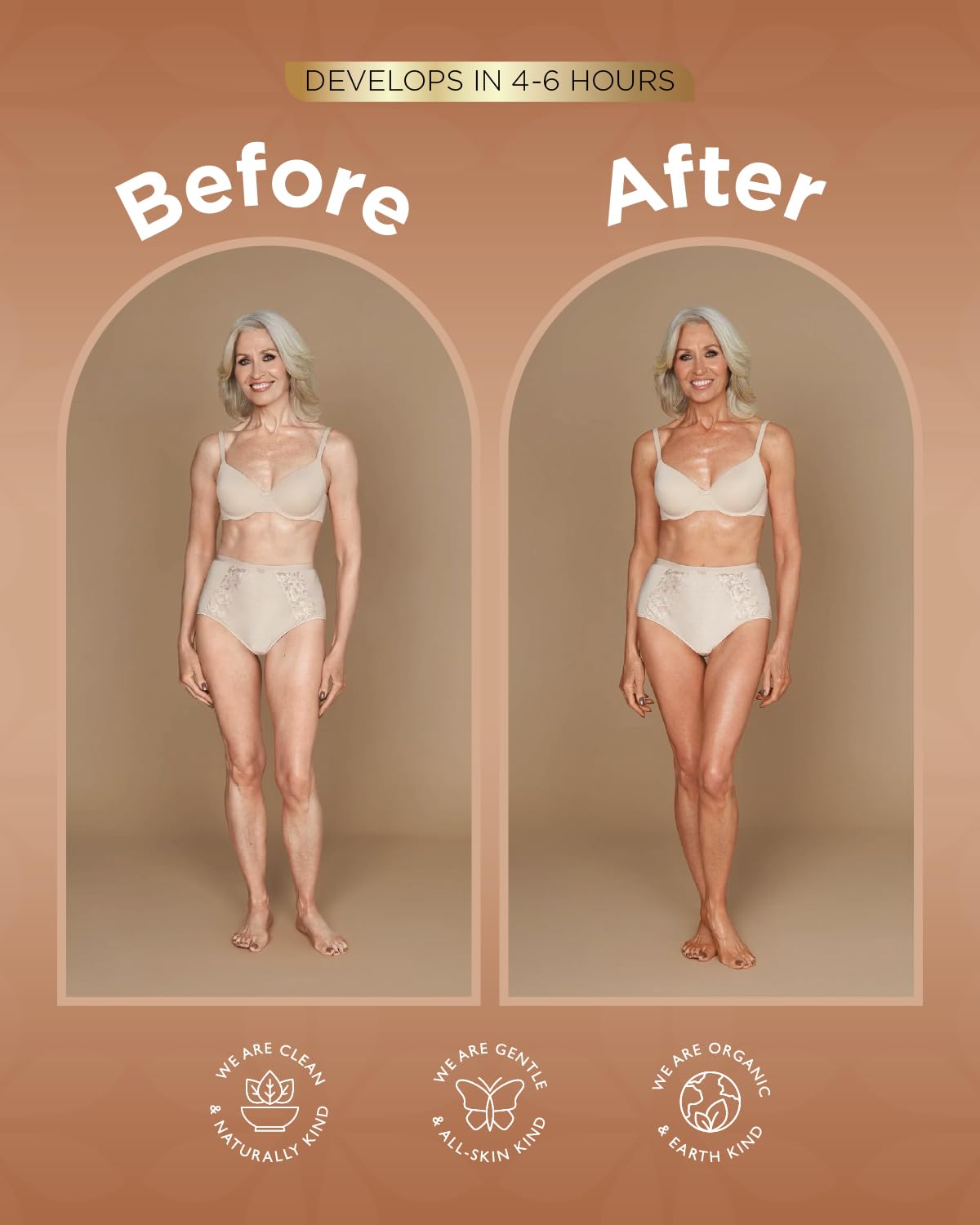 TanOrganic Self Tanning Oil 100ml | Organic Self Tanner for Face & Body | Light Natural-Looking Tan with Vitamin E | No Orange Tint, Streak-Free & Transfer-Resistant