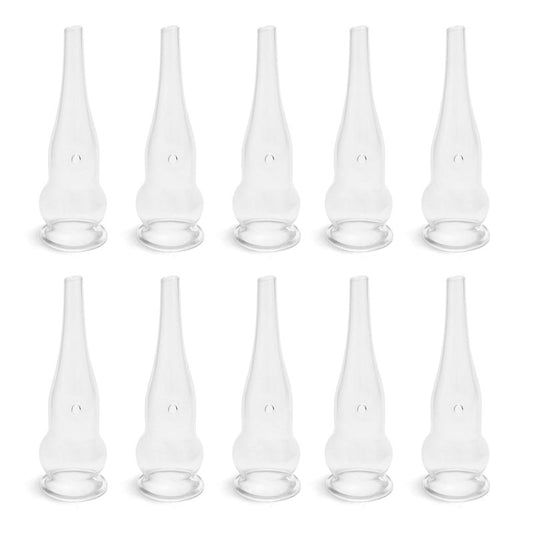 Acne Blackhead Absorbing Electrotherapy Beauty Machine Accessories - 10 Gourd-Shaped Glass Tubes
