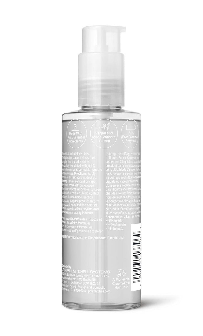 Paul Mitchell Clear Smoothing Serum - Fragrance-Free Blowout Primer for Sensitive Scalp & Skin