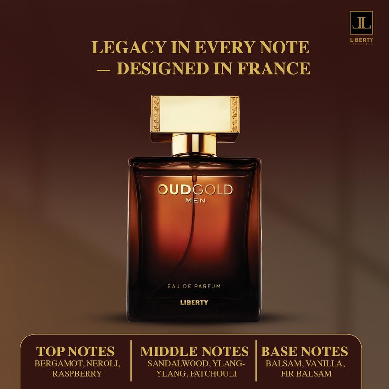 Liberty Oud Arabic Perfume for Men - Long-Lasting Oud & Citrus Scent | 50ml EDP