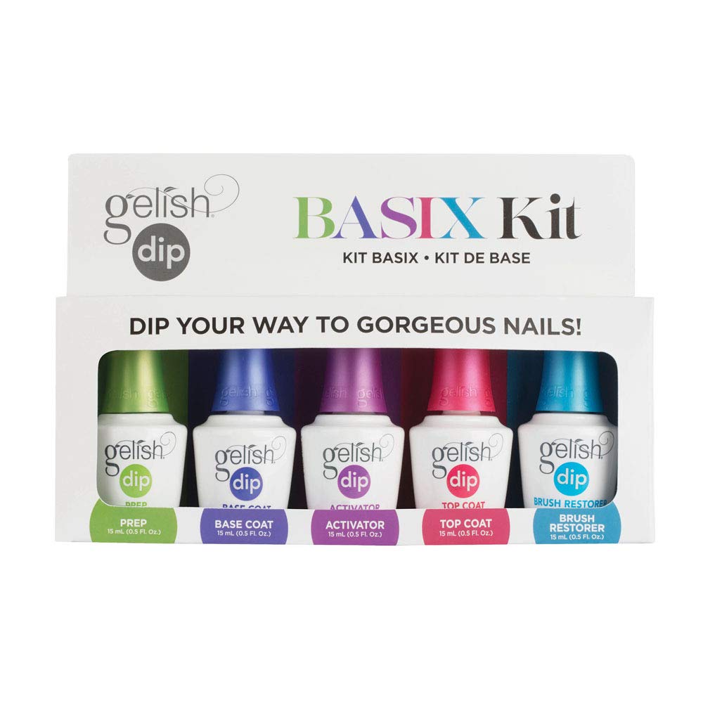Gelish Odor-Free, No UV/LED Lamp Required Dip Powder Bundle – Basix Kit
