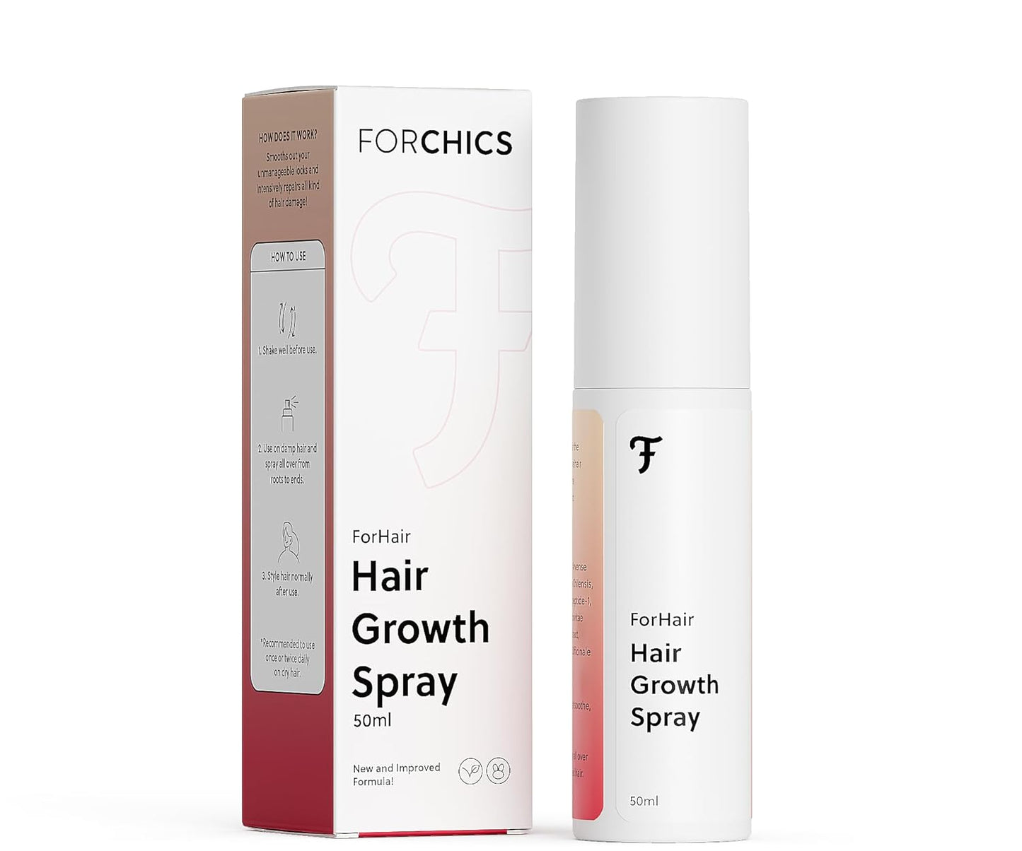 Hair Growth Serum for Women | Hormone-Free Regrowth Treatment for Thinning Hair - Fast Absorbing 50ml