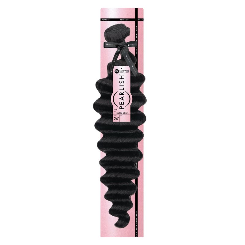 Sensationnel Pearlish bundle human hair - euro deep deep pearl conditioned 15a soft remy beauty supply sew in or glue on bundles (12 Inch, NATURAL)