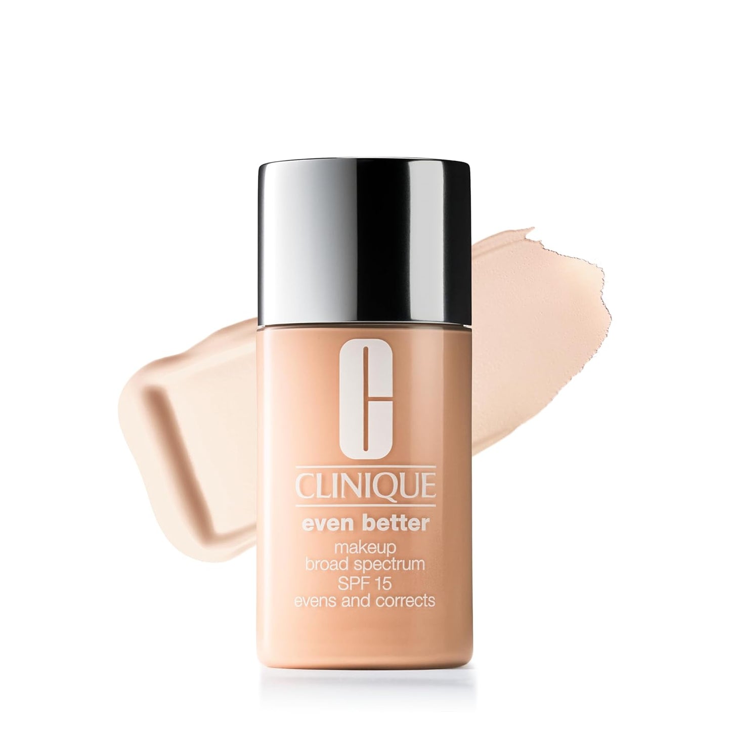 Clinique Even Better Makeup Liquid Foundation - SPF 15, Vitamin C, Medium Coverage | Natural Finish for All Skin Types