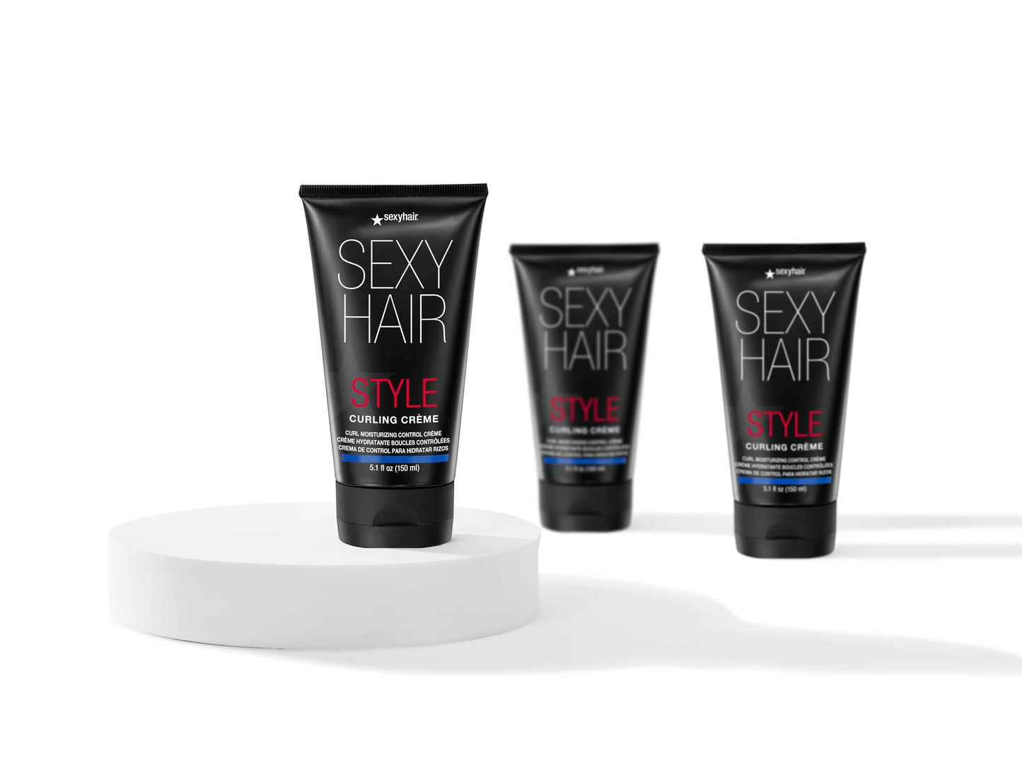 SexyHair Style Curling Crème Curl Moisturizing Control Crème, 5.1 Oz | Light Control | Maintains Moisture and Combats Frizz
